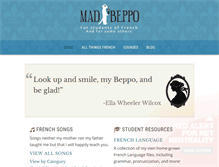 Tablet Screenshot of madbeppo.com